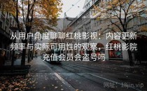 从用户角度聊聊红桃影视：内容更新频率与实际可用性的观察，红桃影院充值会员会盗号吗