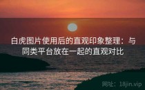 白虎图片使用后的直观印象整理：与同类平台放在一起的直观对比