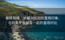 樱桃视频｜长期浏览后的直观印象：与同类平台放在一起的直观对比