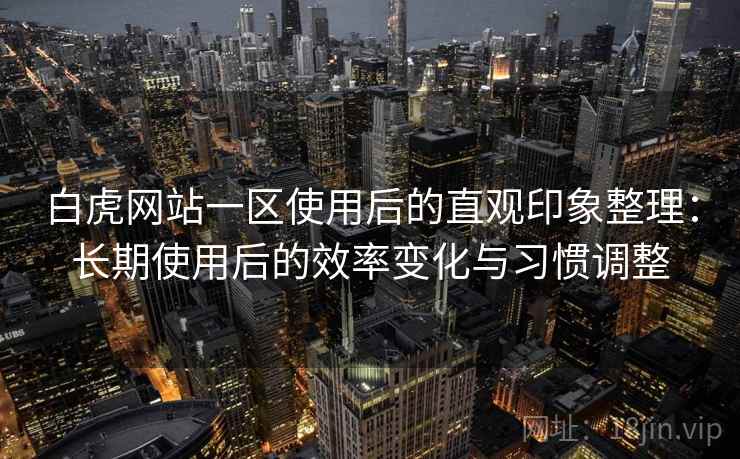 白虎网站一区使用后的直观印象整理：长期使用后的效率变化与习惯调整  第2张