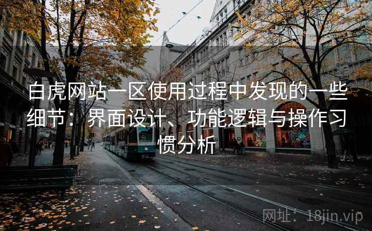白虎网站一区使用过程中发现的一些细节：界面设计、功能逻辑与操作习惯分析  第2张