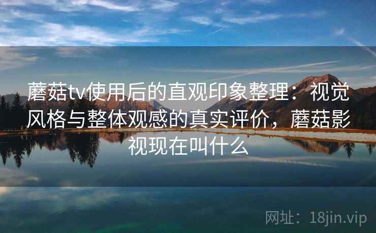 蘑菇tv使用后的直观印象整理：视觉风格与整体观感的真实评价，蘑菇影视现在叫什么  第1张