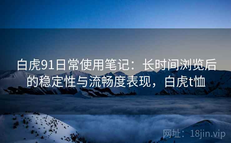 白虎91日常使用笔记：长时间浏览后的稳定性与流畅度表现，白虎t恤  第2张