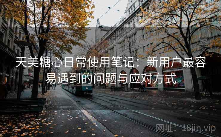 天美糖心日常使用笔记：新用户最容易遇到的问题与应对方式  第2张