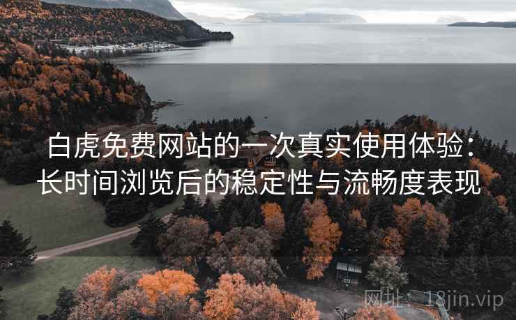 白虎免费网站的一次真实使用体验:长时间浏览后的稳定性与流畅度表现 第2张 白虎免费网站的一次真实使用体验:长时间浏览后的稳定性与流畅度表现 第2张